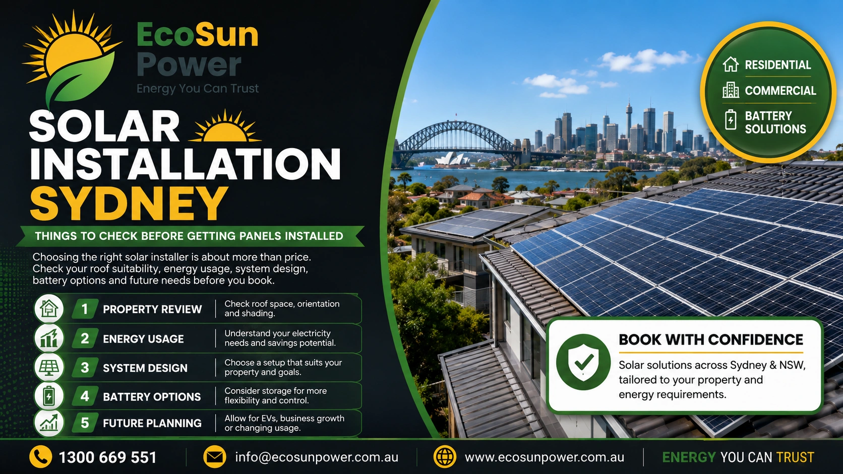 Solar Installation Sydney: Things to Check Before Getting Panels Installed