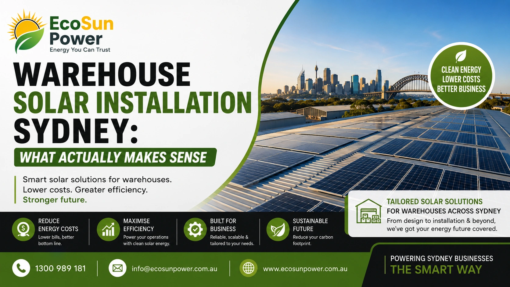 Warehouse Solar Installation Sydney: What Actually Makes Sense